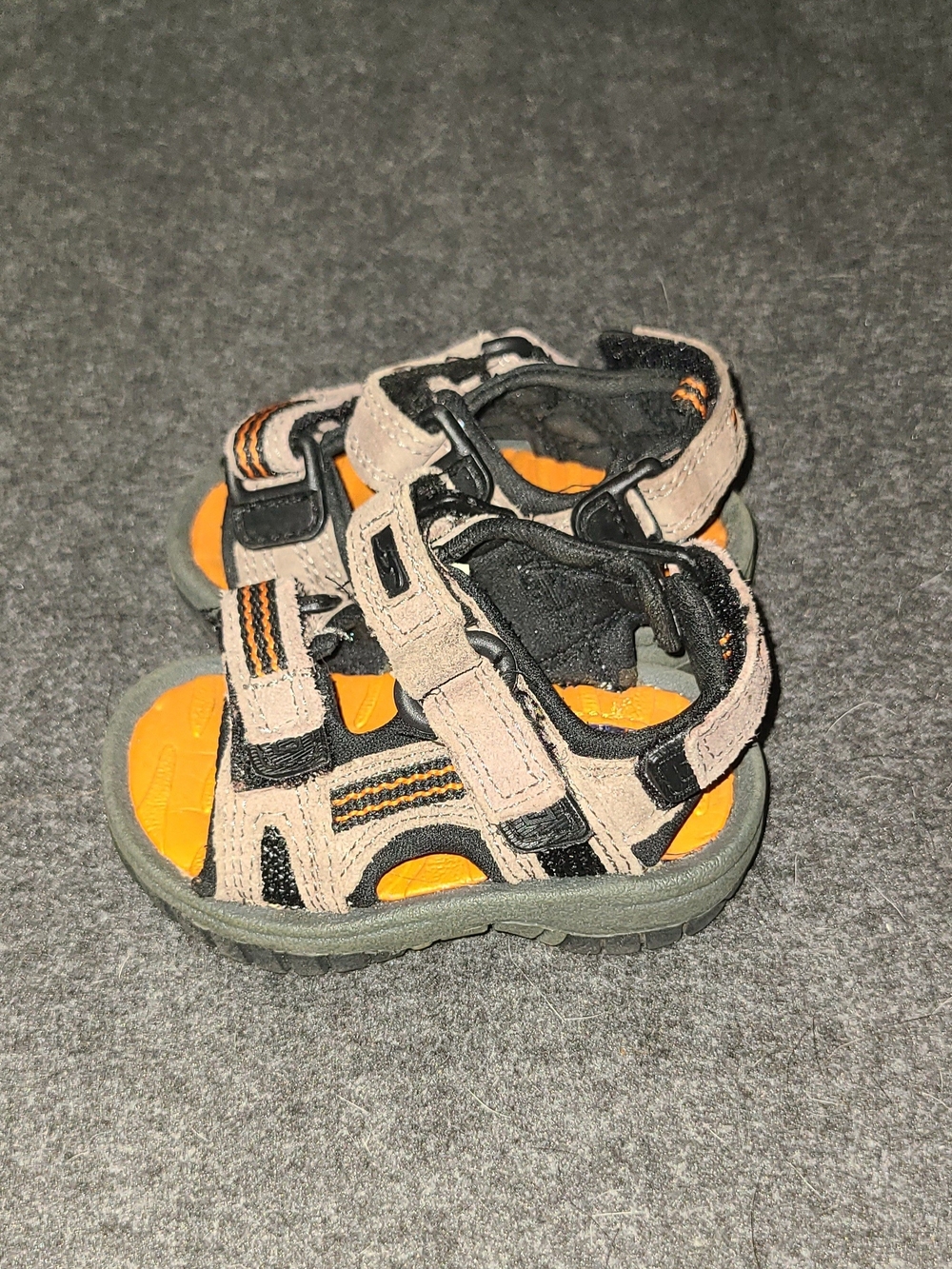 Dr. Scholls Toddler Leather Sandals Shoes Open Toe/Heel T-Strap Size 2